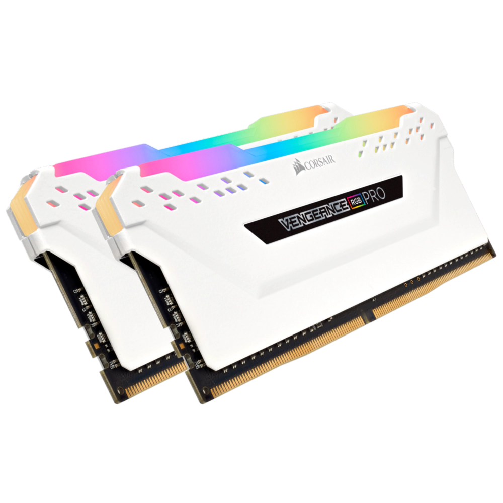 MEMORIA RAM CORSAIR VENGEANCE RGB PRO DDR4 2X8GB 3600MHZ UDIMM – BLANCO