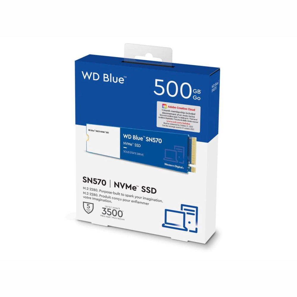 DISCO SSD M2 WD BLUE SN570 500GB NVME