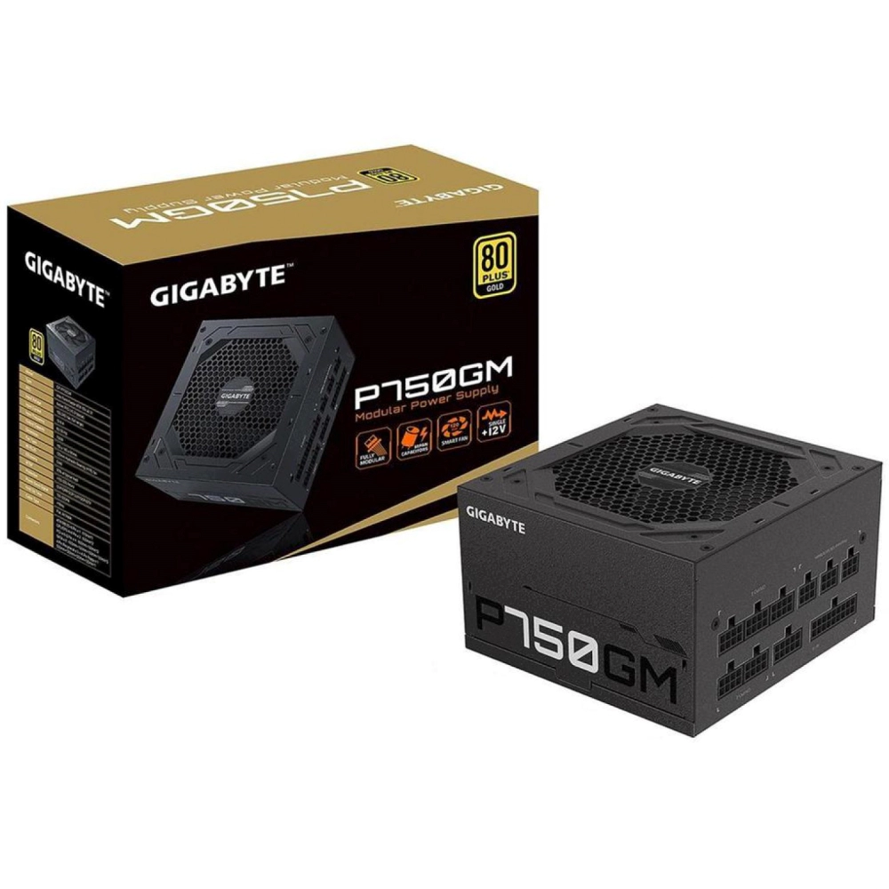 OUTLET FUENTE GIGABYTE P750GM 750W 80 PLUS GOLD FULL MODULAR