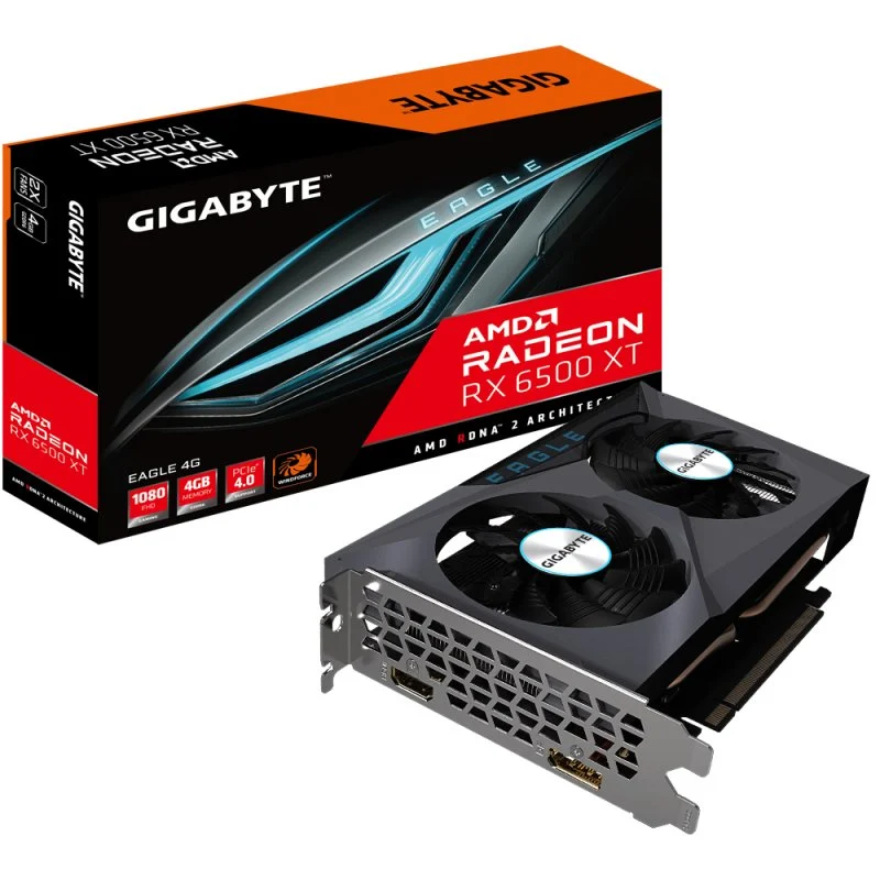 Placa de Video Gigabyte RX 6500 XT Eagle 4G