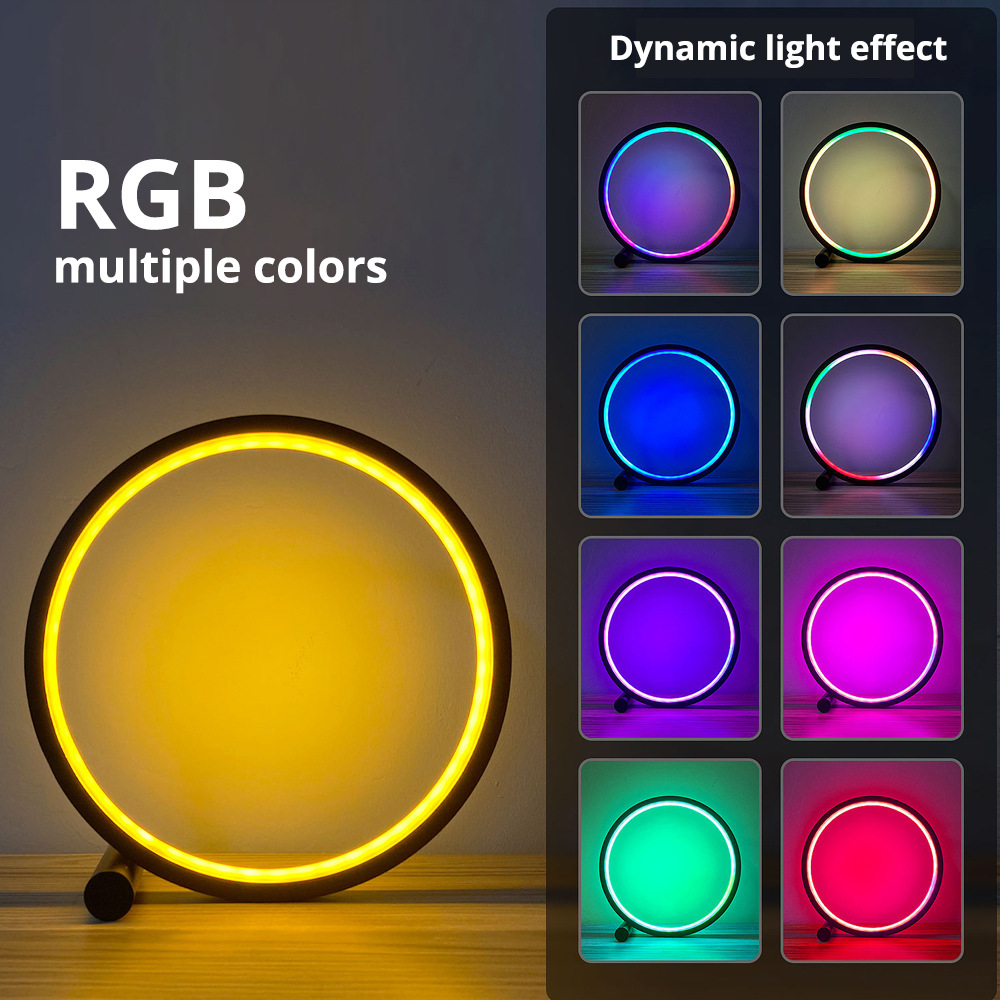 Lampara LED Circular RGB WiFi - Imagen 3