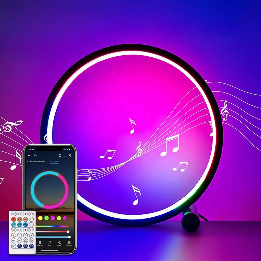 Lampara LED Circular RGB WiFi - Imagen 2