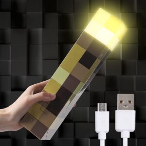 Antorcha Minecraft Linterna Lampara USB
