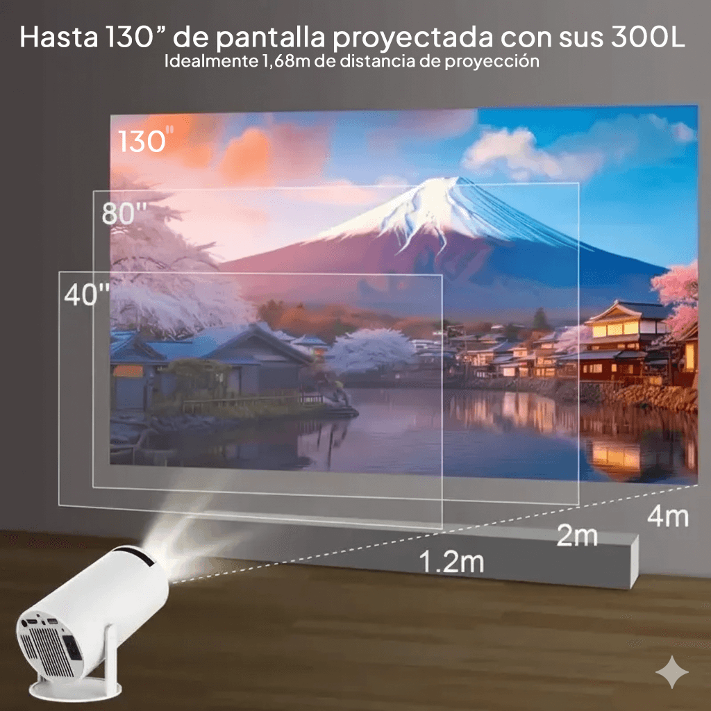 Proyector Joog Smart SCP-01 Pro Bluetooth WiFi - Imagen 2
