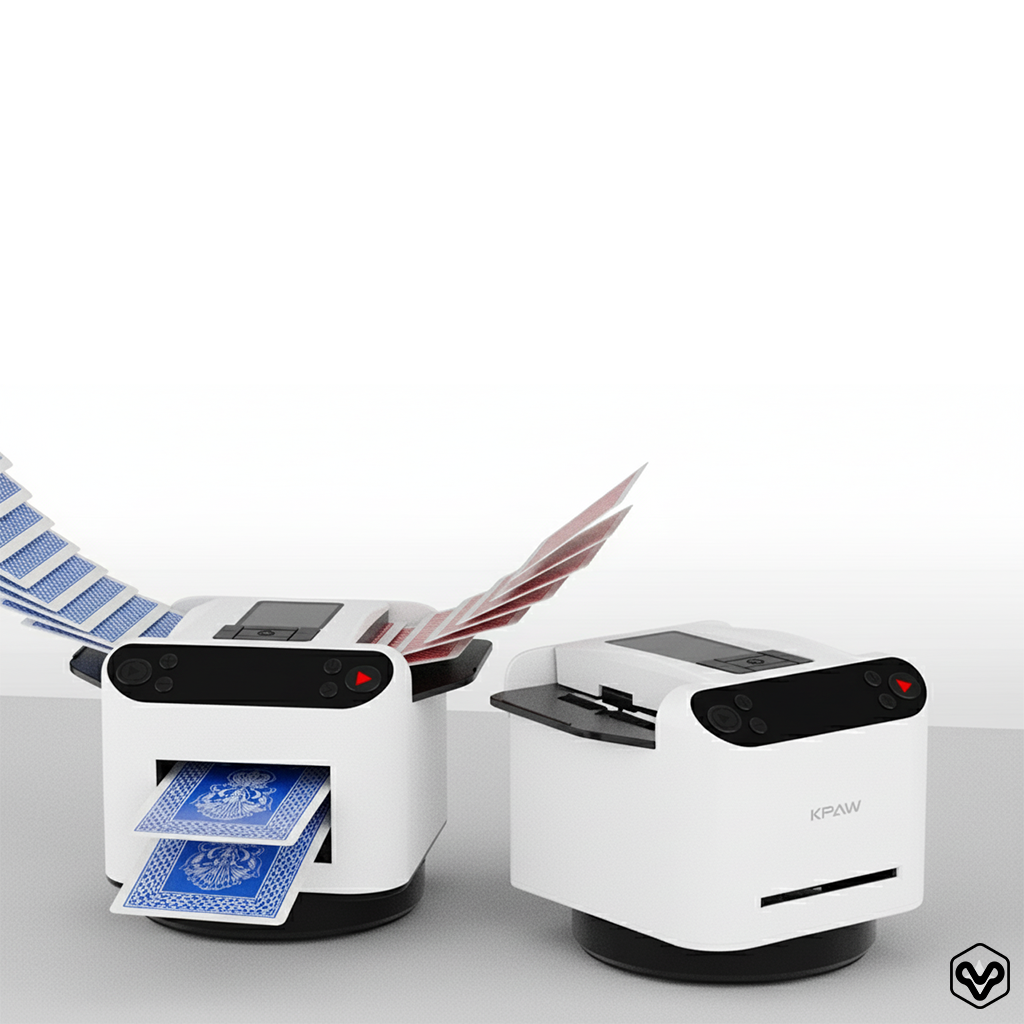 Máquina Barajadora Automática y Repartidora de Cartas 2 en 1