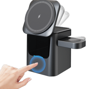 Cargador Inalambrico Apertura Automatica 3 en 1