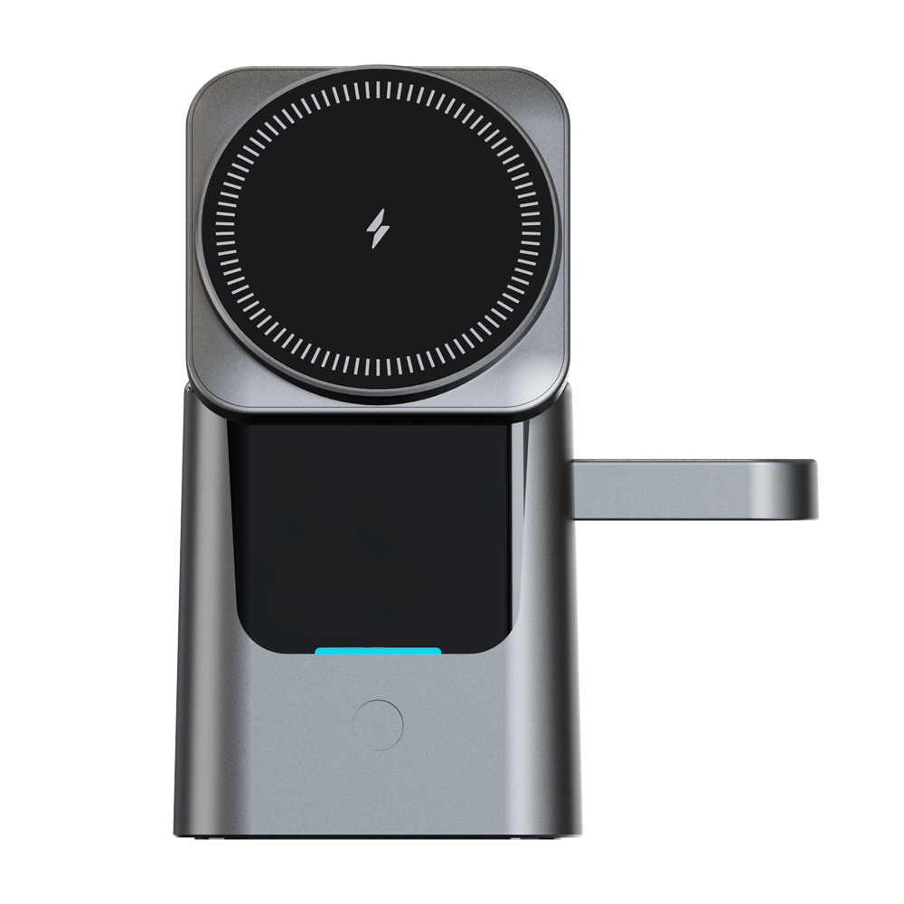 Cargador Inalambrico Apertura Automatica 3 en 1 - Imagen 4