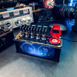 Hub USB de Escritorio con Luz Ambiente y Pantalla