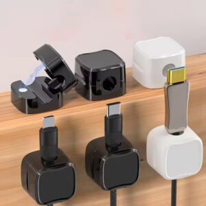 Organizador de Cables Magnetico Ajustable Kit x6
