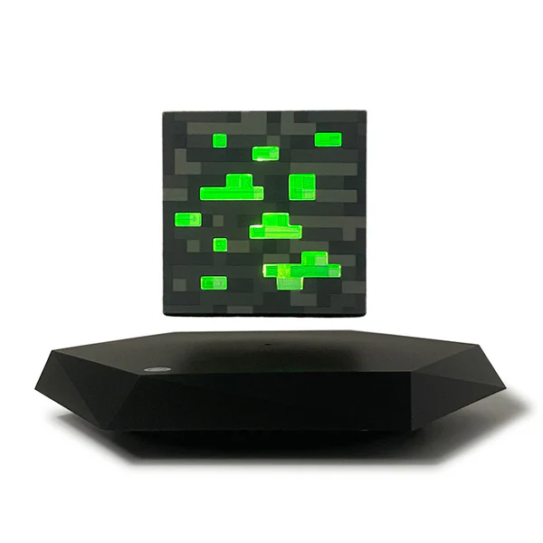 Cubo Minecraft Flotante con Luces LED