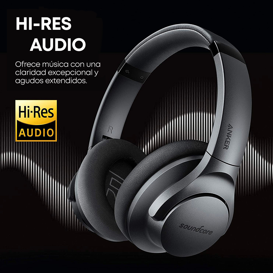 Auriculares Soundcore Life Q20 ANC Hi-Res 60Hs - Imagen 2