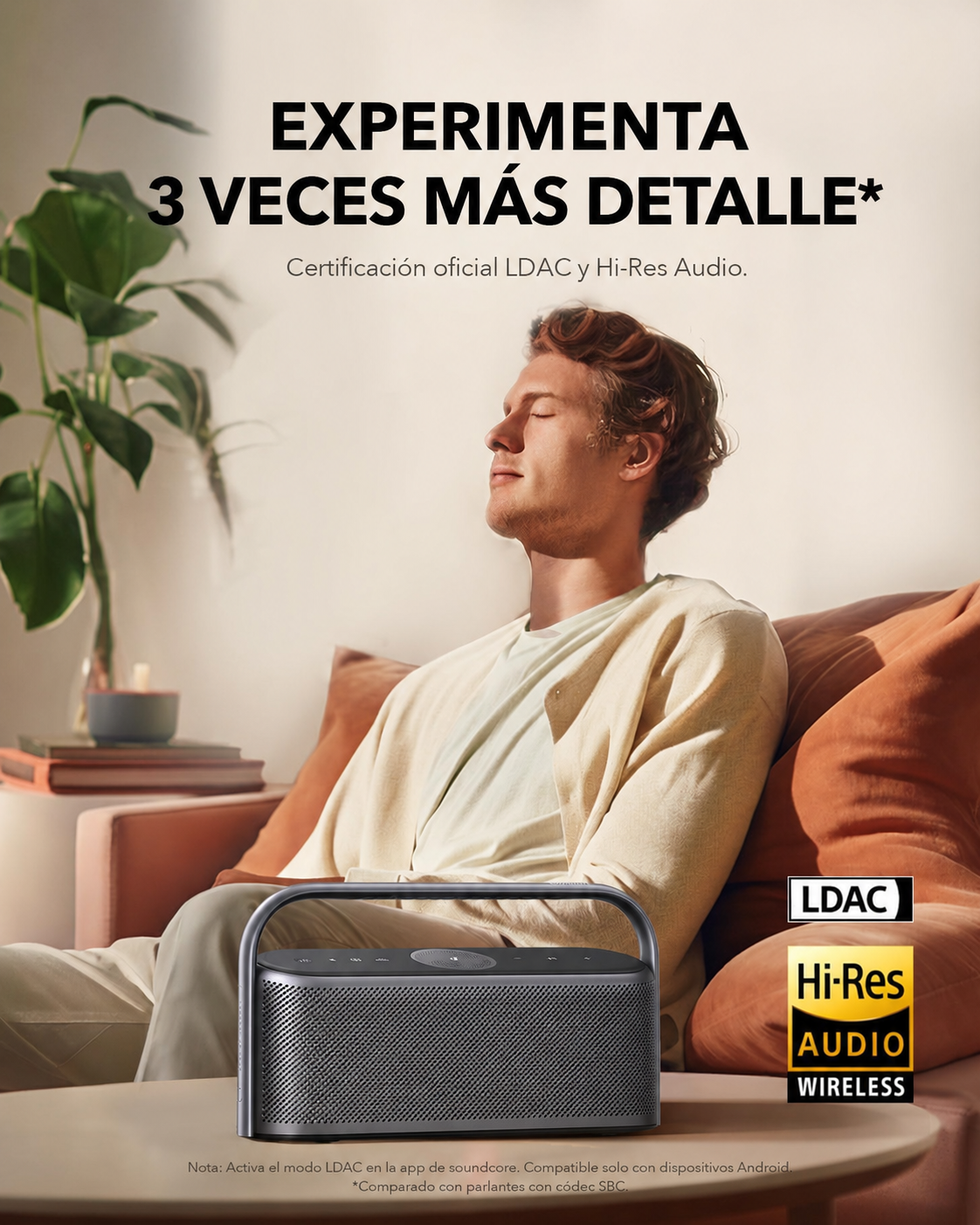 Parlante Bluetooth Soundcore By Anker Motion X600 Hi-Res 50W IPX7 - Imagen 5
