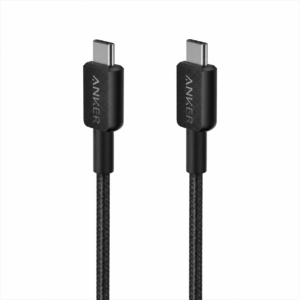 Cable Anker 322 USB-C a USB-C Trenzado 60W 1.8m (6ft) Negro